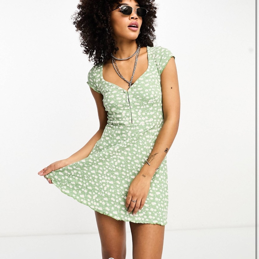Bershka Floral mini dress
